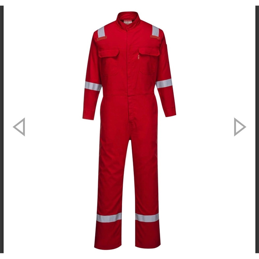 Portwest Bizflame 88/12 Iona Coverall Red FR94 Mens Size 5XL Leg‎ 31 NIP